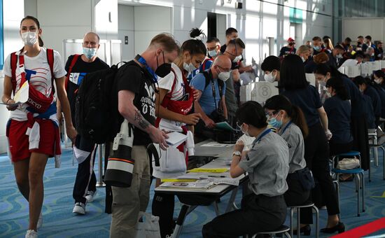 Japan Olympics 2020 Russian National Team Arrival