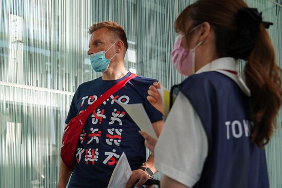 Japan Olympics 2020 Russian National Team Arrival