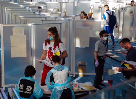 Japan Olympics 2020 Russian National Team Arrival