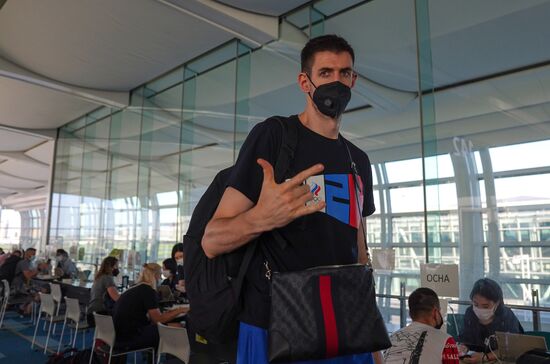 Japan Olympics 2020 Russian National Team Arrival