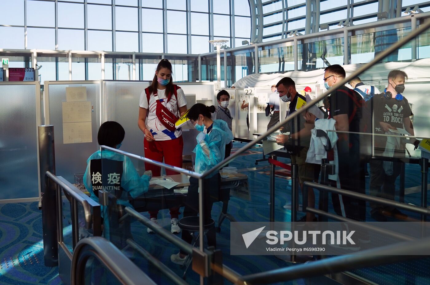 Japan Olympics 2020 Russian National Team Arrival