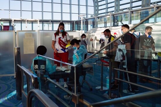 Japan Olympics 2020 Russian National Team Arrival