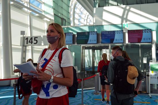 Japan Olympics 2020 Russian National Team Arrival