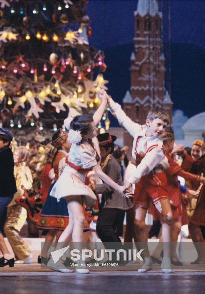 New Year's party at Kremlin Palace of Congresses