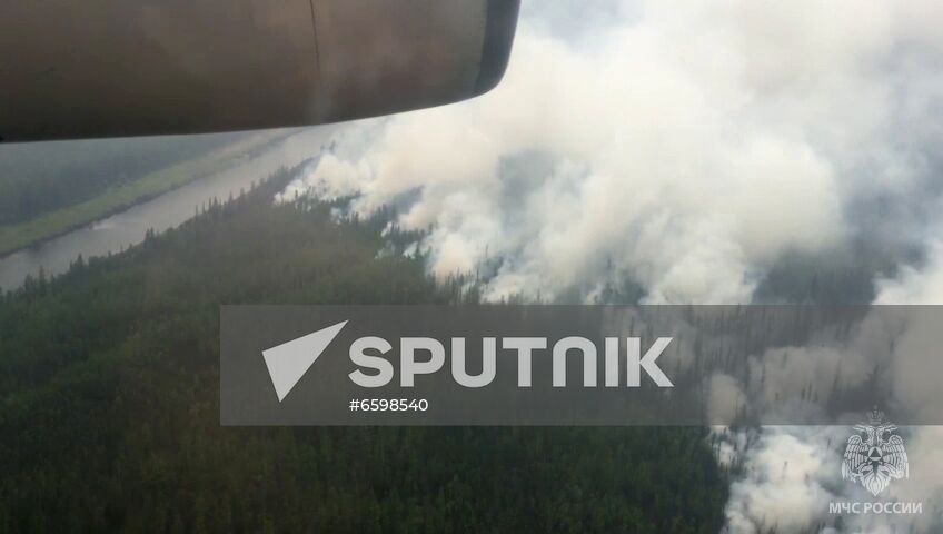 Russia Wildfires 