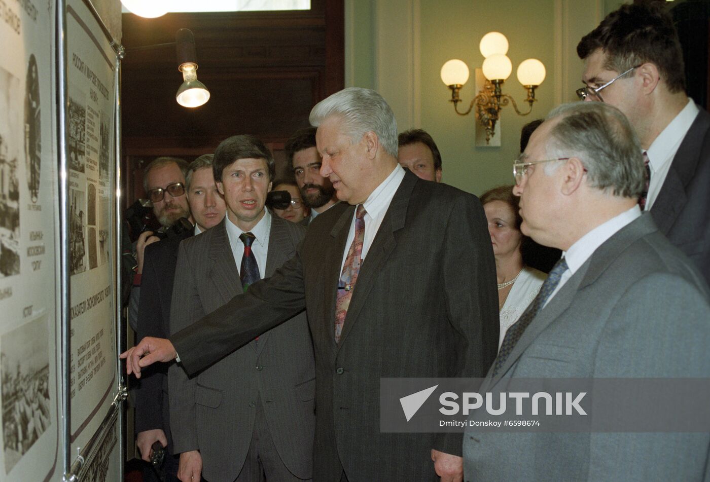 Russian President Boris Yeltsin