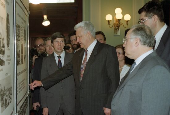 Russian President Boris Yeltsin