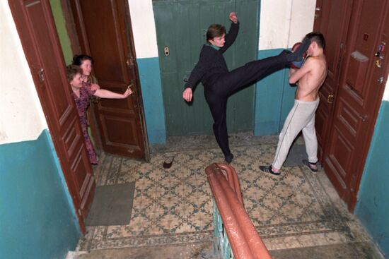 Moscow communal apartment