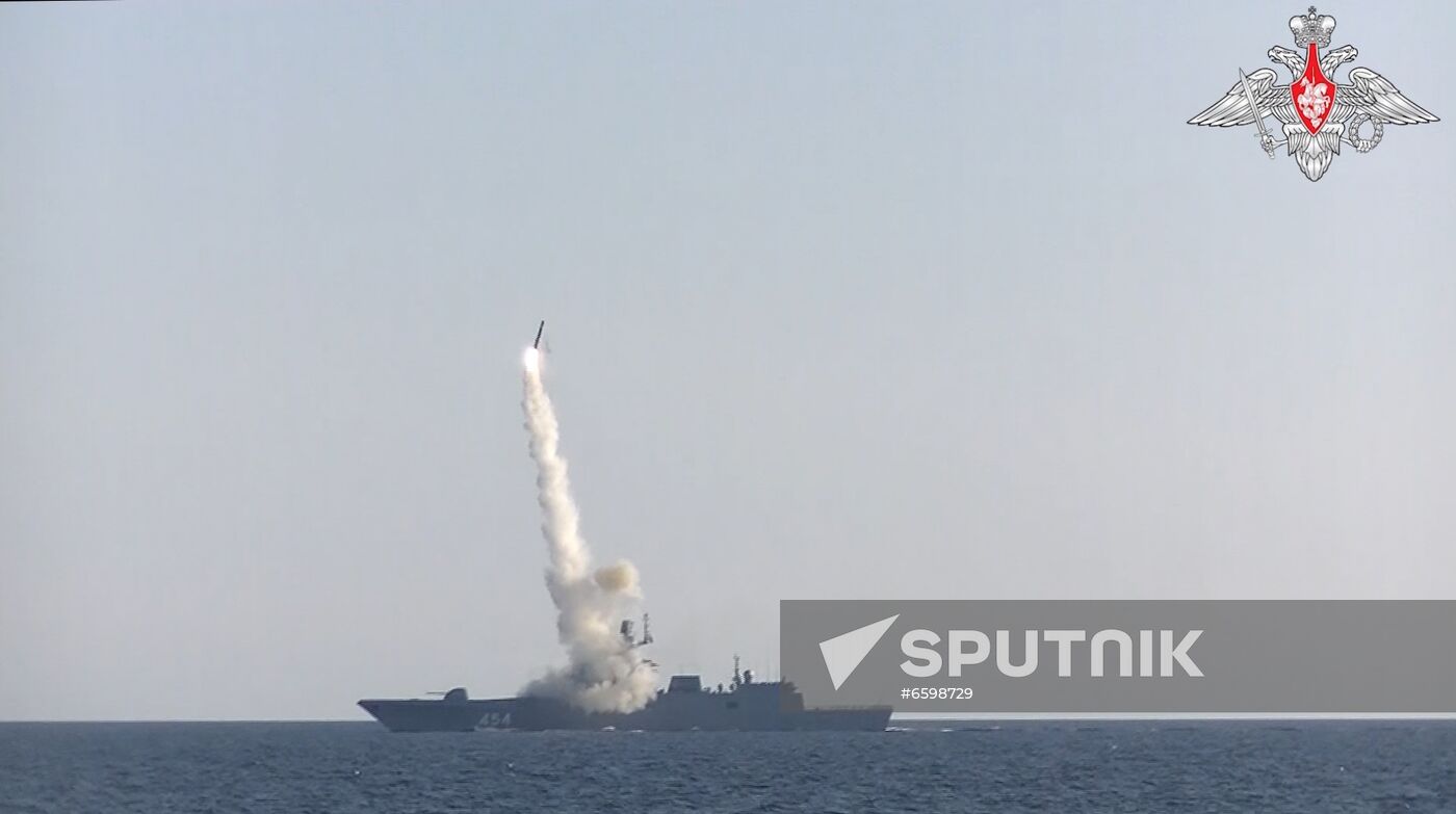 Russia Zirkon Missile Launch