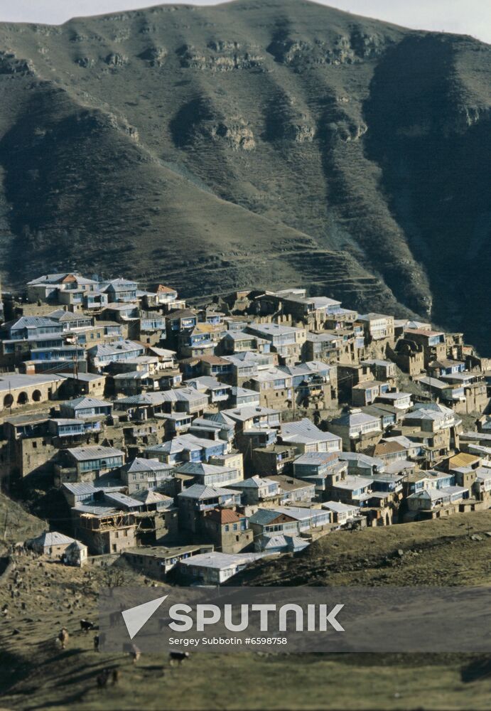 Kubachi village in Dagestan
