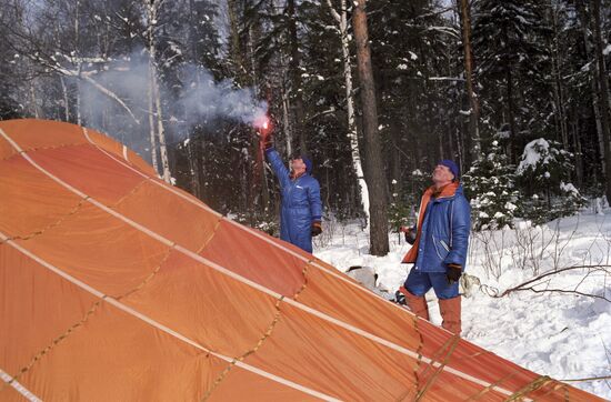 Crew of Soyuz TM-7 space flight