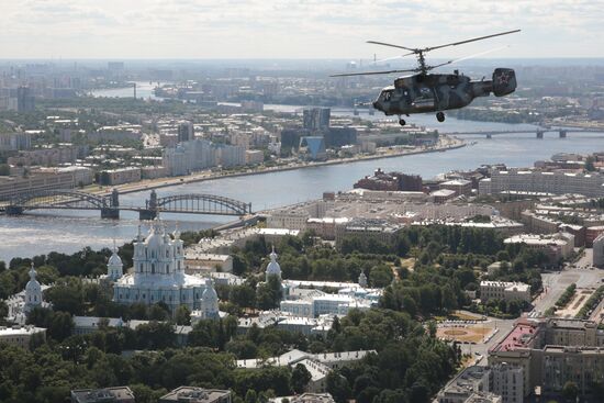 Russia Navy Day Preparations