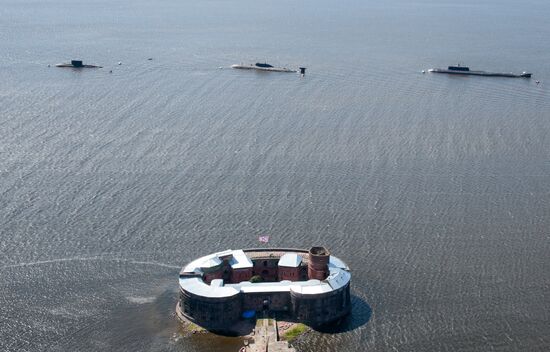 Russia Navy Day Preparations