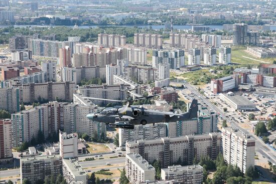 Russia Navy Day Preparations