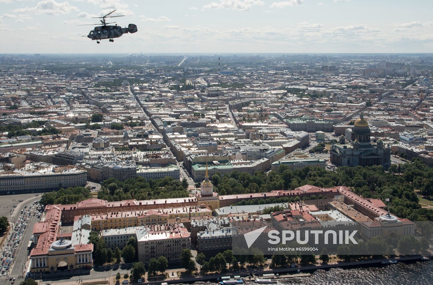 Russia Navy Day Preparations