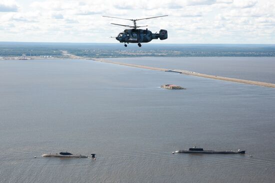 Russia Navy Day Preparations