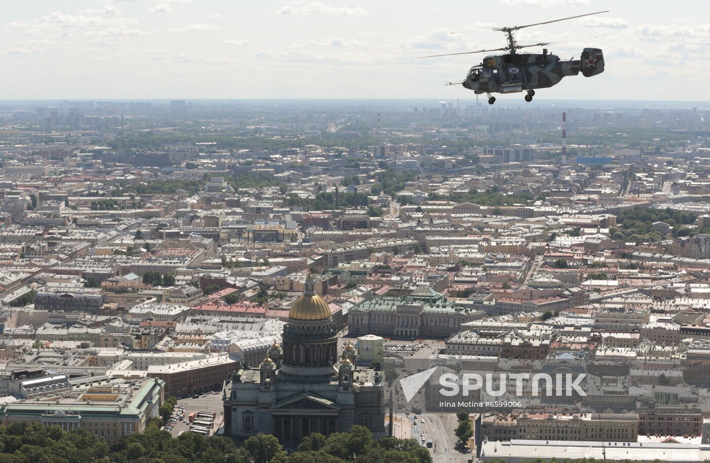 Russia Navy Day Preparations