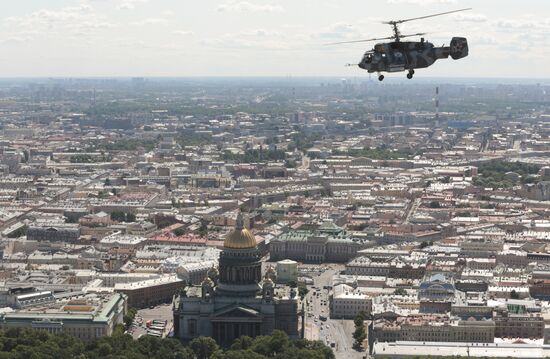 Russia Navy Day Preparations