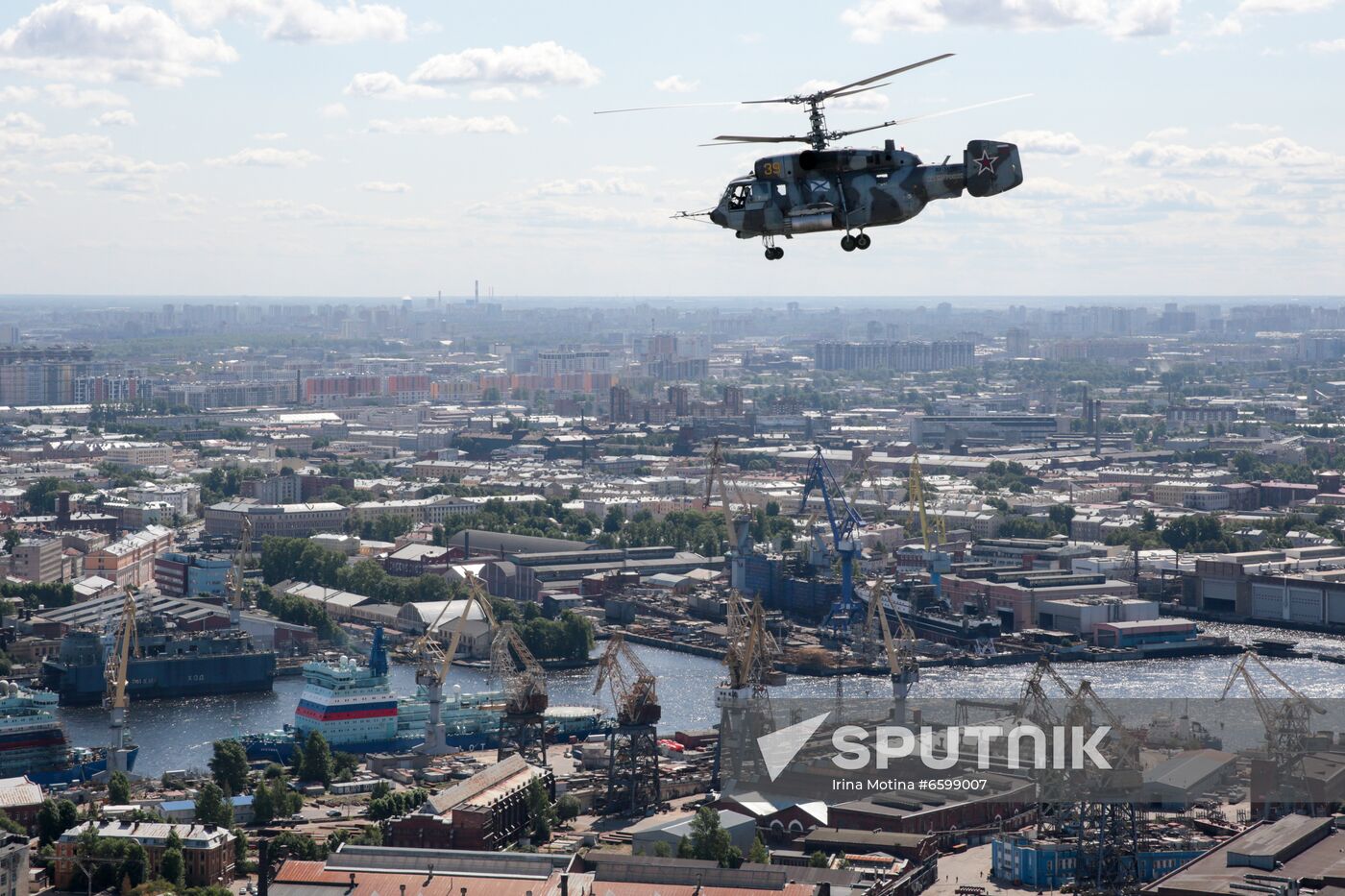 Russia Navy Day Preparations