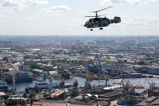 Russia Navy Day Preparations