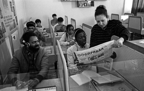 Nigerian students in Tashkent