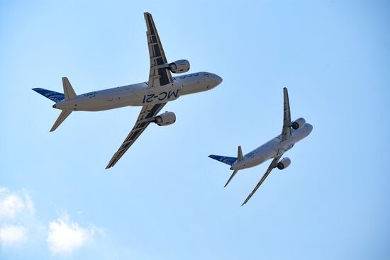 Russia MAKS Airshow Flight Program