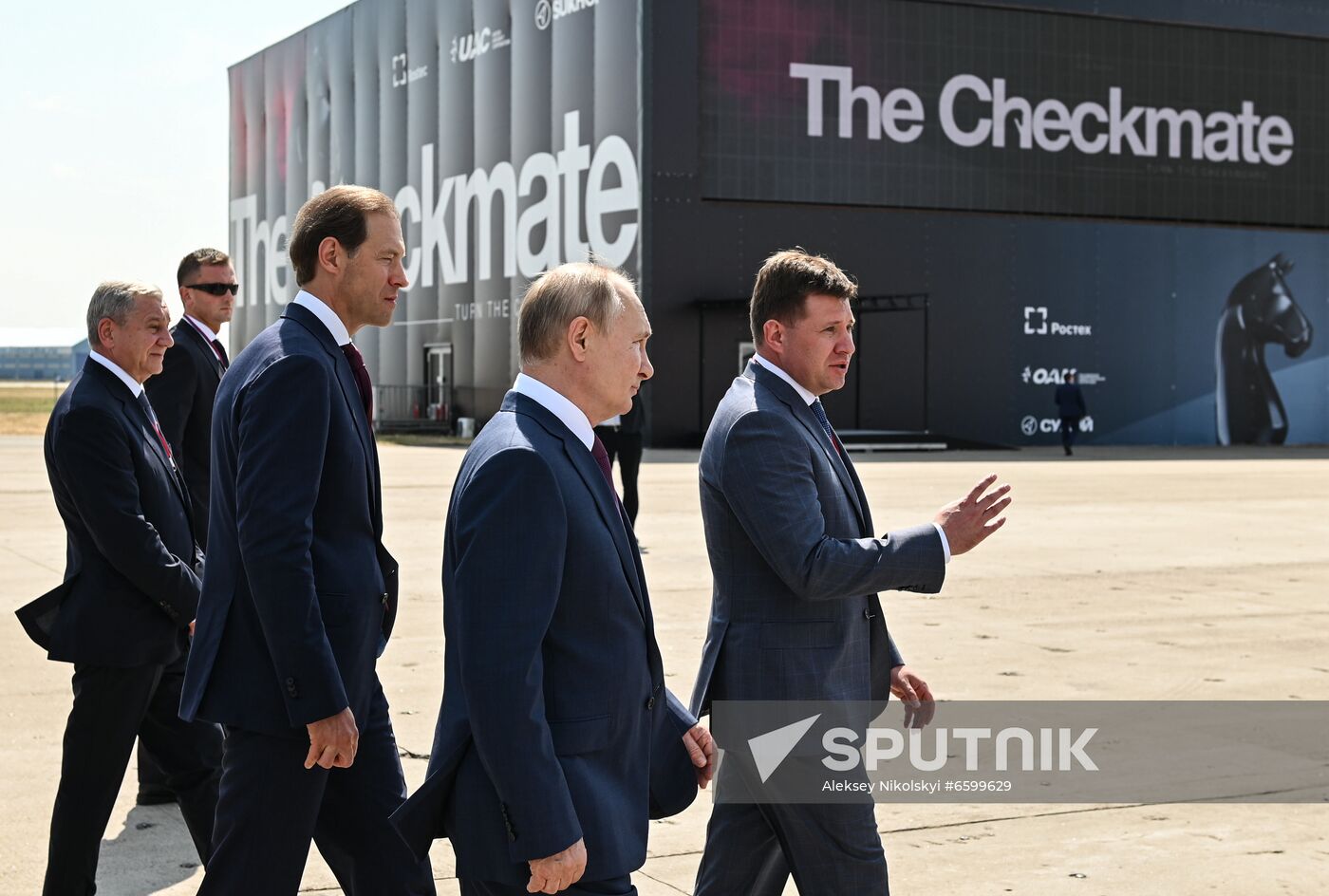 Russia Putin MAKS Airshow Opening