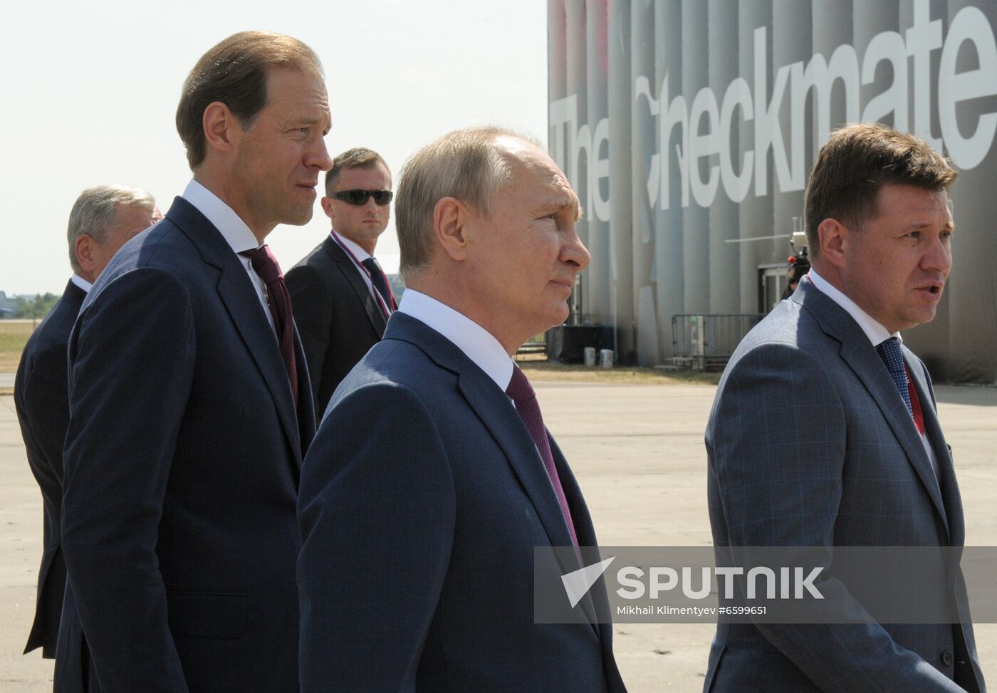 Russia Putin MAKS Airshow Opening