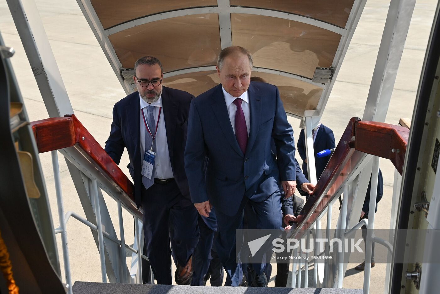 Russia Putin MAKS Airshow Opening