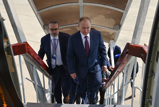 Russia Putin MAKS Airshow Opening