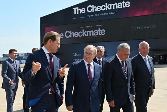 Russia MAKS Airshow Checkmate Fighter