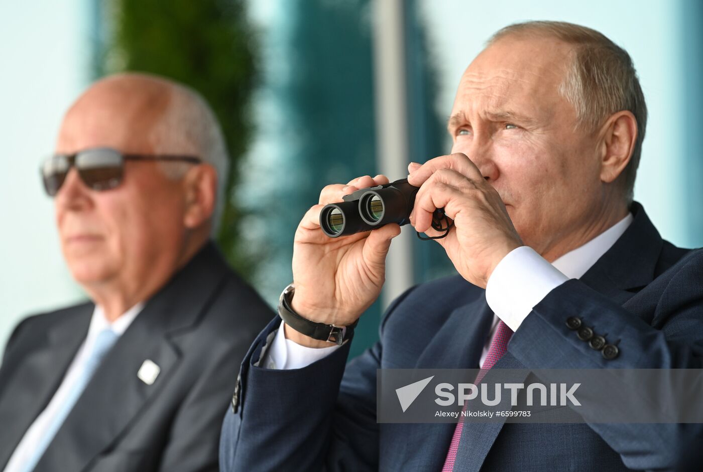 Russia Putin MAKS Airshow Opening