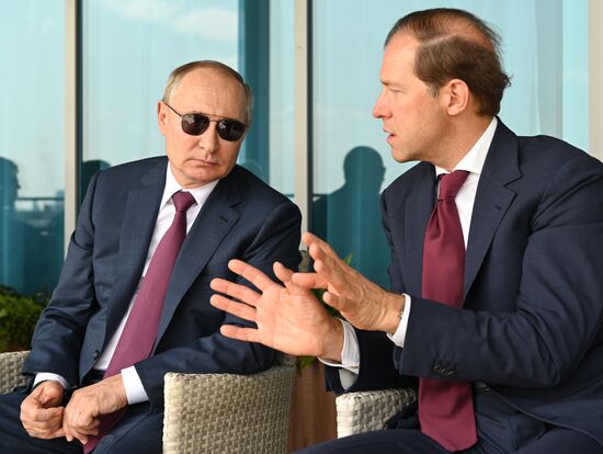 Russia Putin MAKS Airshow Opening