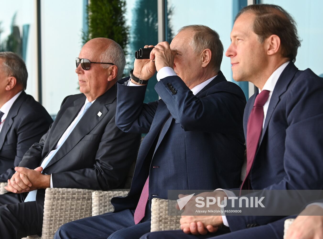 Russia Putin MAKS Airshow Opening