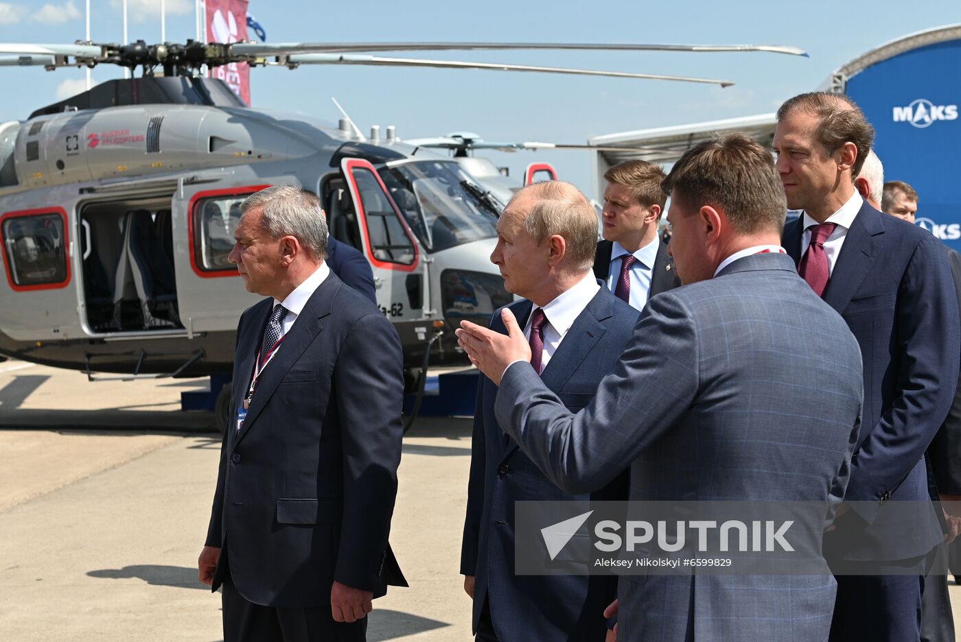 Russia Putin MAKS Airshow Opening