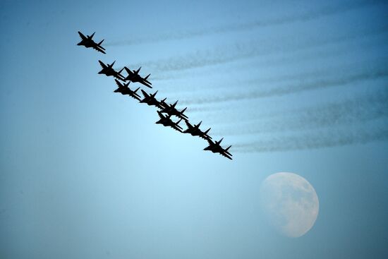 Russia MAKS Airshow Flight Program