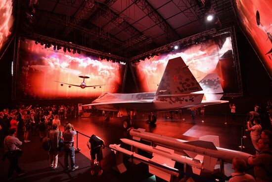 Russia MAKS Airshow Checkmate Fighter