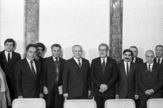 Afghan parliamentary delegation's visit to USSR