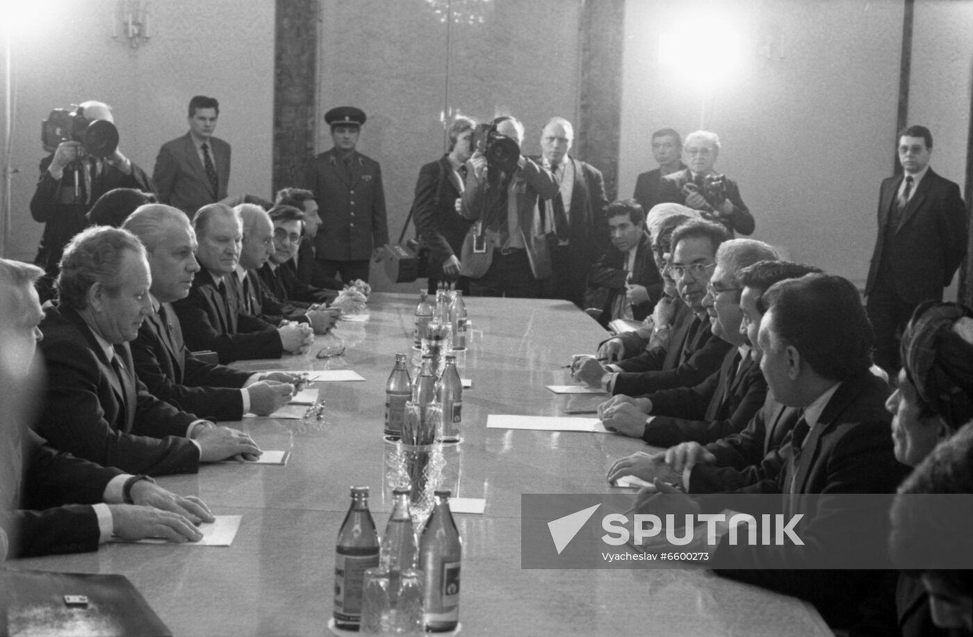Afghan parliamentary delegation's visit to USSR