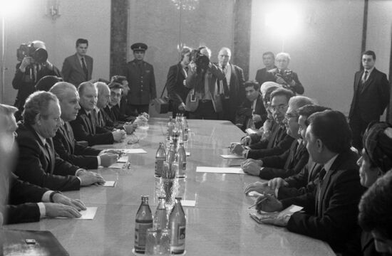 Afghan parliamentary delegation's visit to USSR