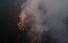 An aerial view shows a wildfire in the Republic of Sakha (Yakutia), Russia. 208 wildfires are taking place across Russia's Sakha Republic (Yakutia), covering a total area of over 1.5 million hectares. Russia has been plagued by widespread forest fires, blamed on unusually high temperatures and the neglect of fire safety rules, with the Sakha-Yakutia region in northeastern Siberia being the worst affected. Location: Russia, Republic of Sakha (Yakutia). Author: Nina Sleptsova/Sputnik. Russia Wildfires