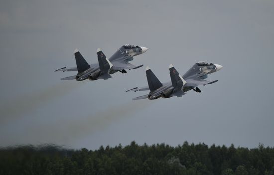Russia MAKS Airshow Flight Program