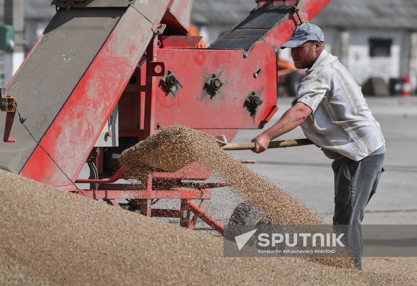 Russia Agriculture Wheat Harvesting