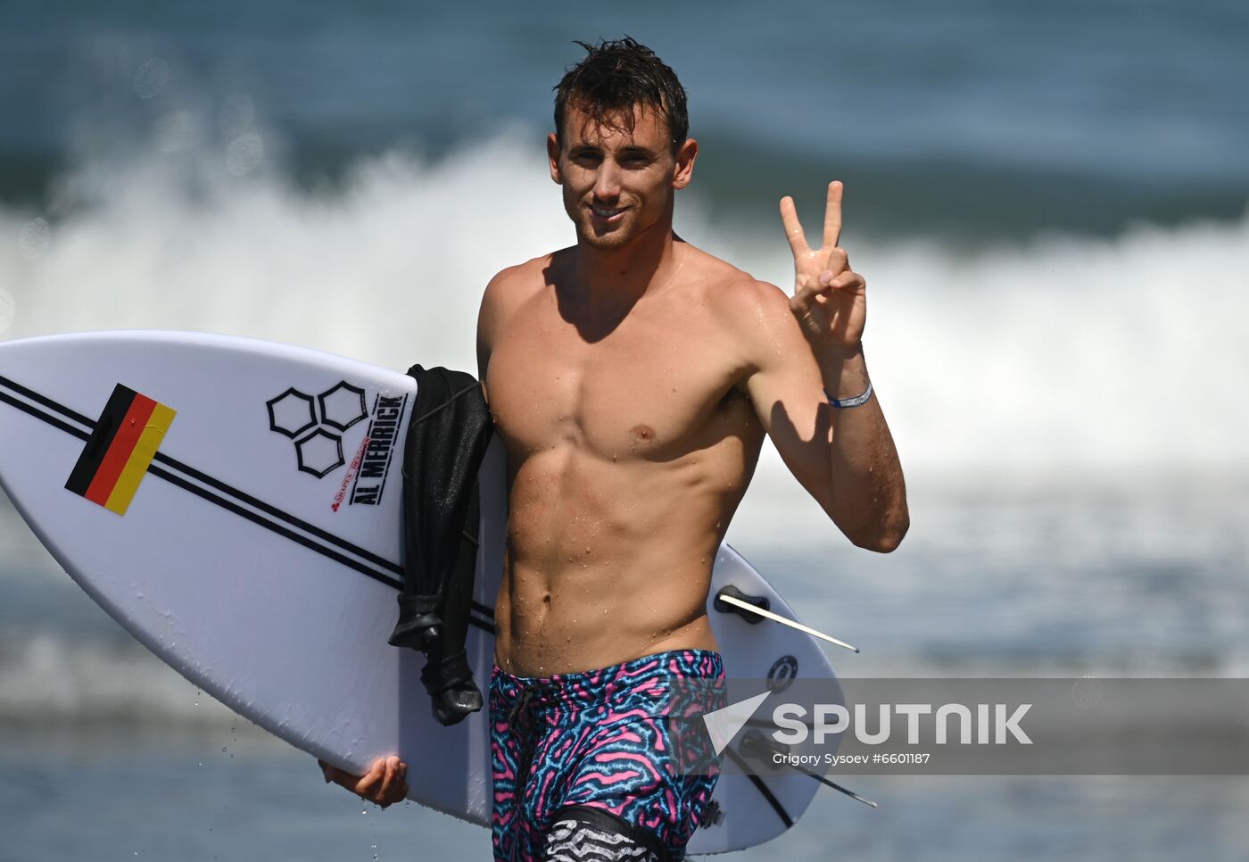 Japan Olympics 2020 Surfing Training