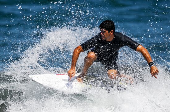 Japan Olympics 2020 Surfing Training