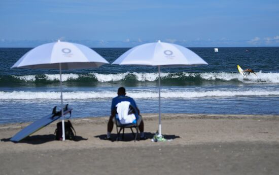 Japan Olympics 2020 Surfing Training