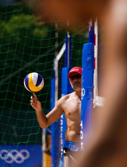 Japan Olympics 2020 Beach Volleyball Russia Training