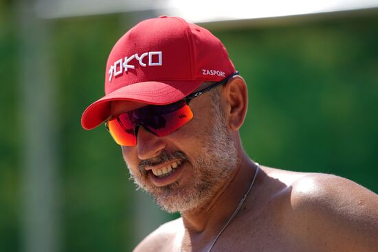 Japan Olympics 2020 Beach Volleyball Russia Training