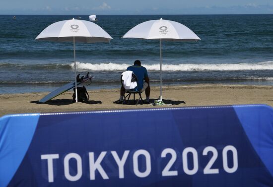 Japan Olympics 2020 Surfing Training