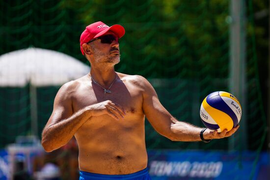 Japan Olympics 2020 Beach Volleyball Russia Training